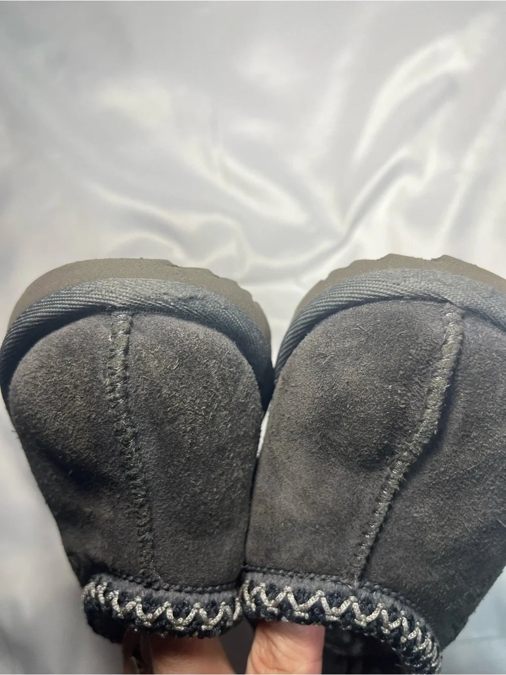UGG Tasman‎ Slippers Toddler Size 7 Gray Suede Slip On Shoes